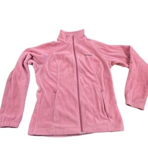 Columbia Women's Light Pink Fleece Ski Jacket G25